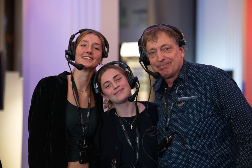 OJtv-aftermovie cameracrew op 18 dec 2024 met Magali Winkelman, Rosa Looze en Jan Willem Looze